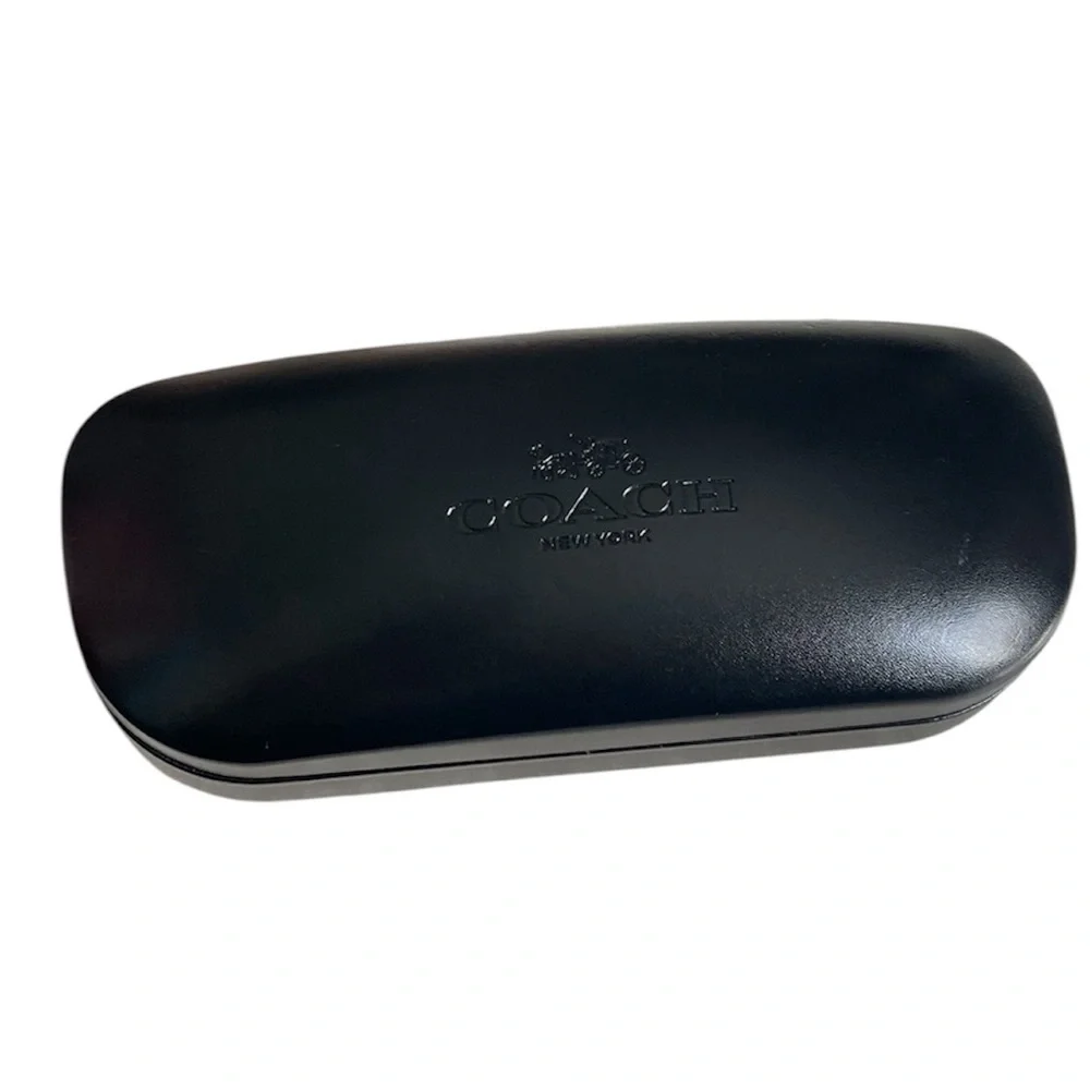 COACH New York Black Hard Clamshell Eyeglass Case